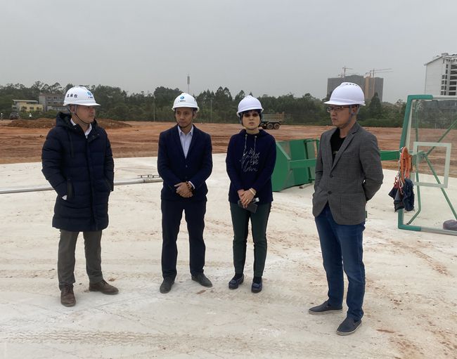 李红梅到二分公司仙葫水质净化厂项目查抄领导。杜存辉 摄（建图）.jpg