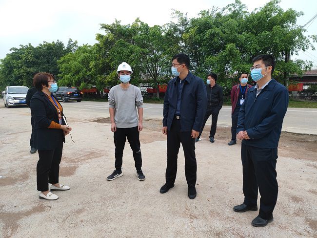 秦义敏（右二）在项目视察领导工作。梁凯 摄(建图）.jpg